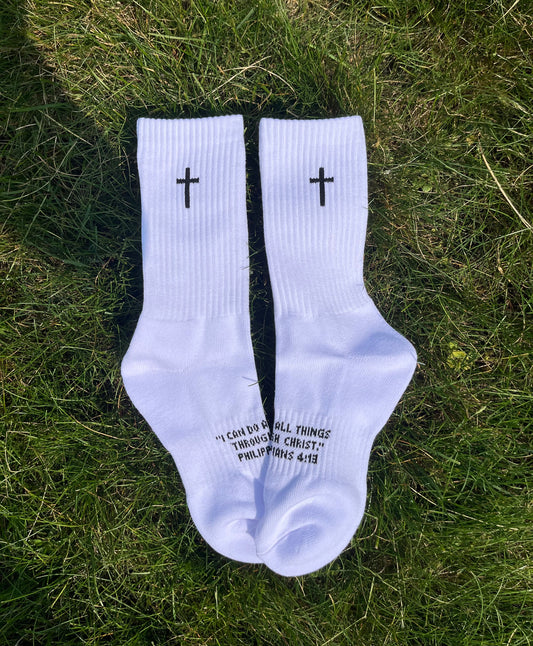 Philippians 4:13 Socks