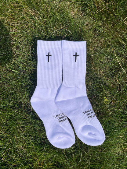 Philippians 4:13 Socks