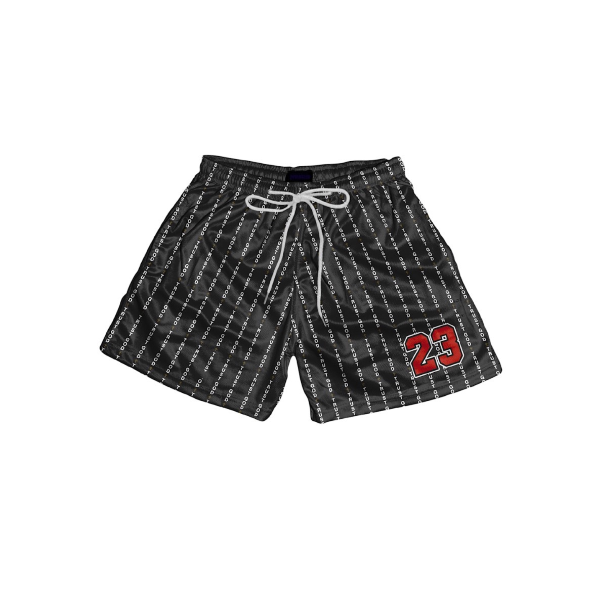 Trust God Black Jordan Shorts