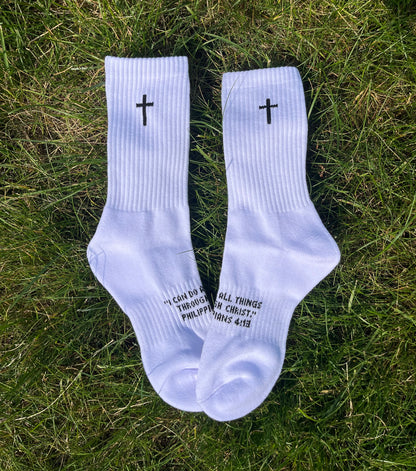 Philippians 4:13 Socks
