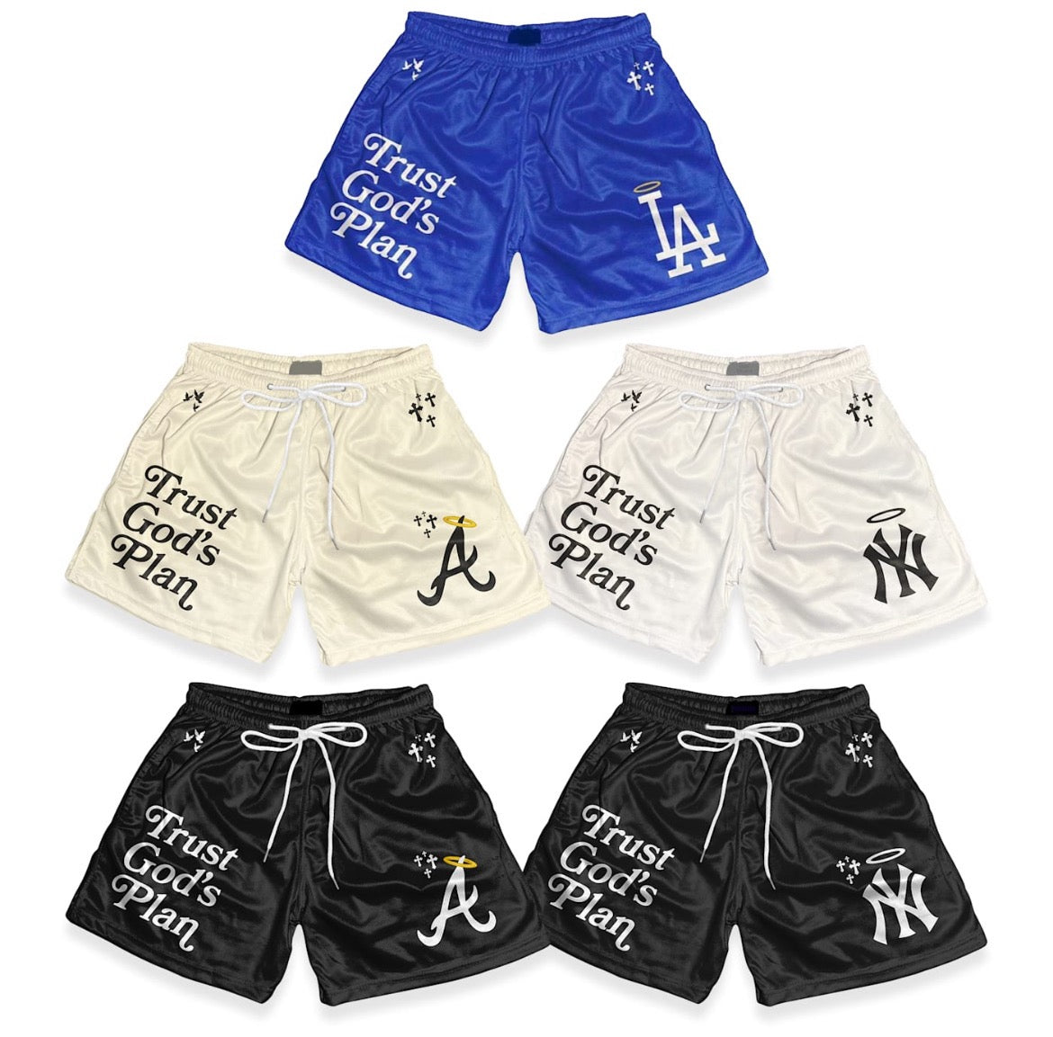 OG Trust God's Plan Shorts